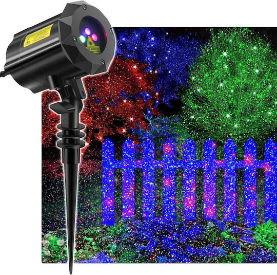 Christmas Spotlight LED with Blue / Green / Red / RGB Lighting with Remote Control