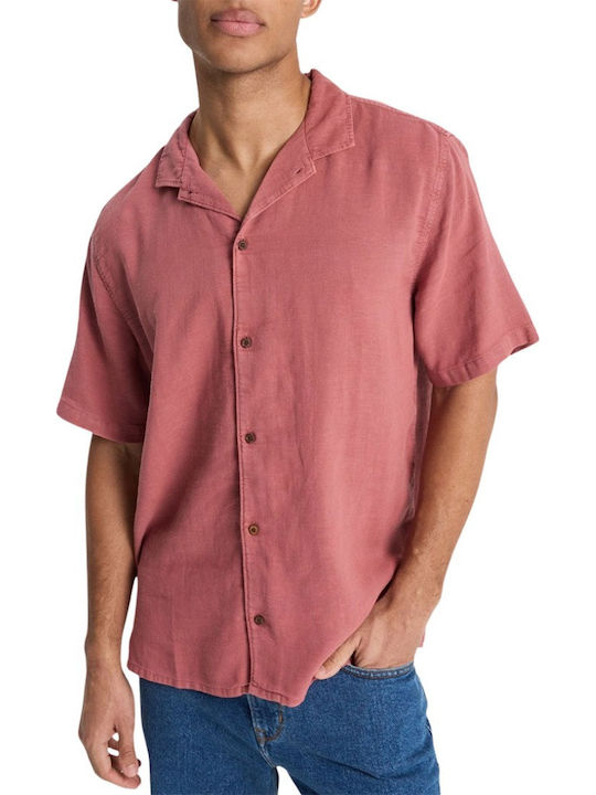 Quiksilver Sunrise Short Sleeve Shirt Burnt Russet