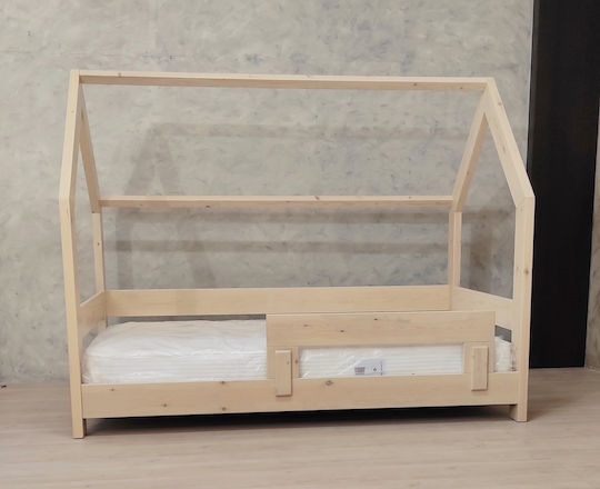 Παιδικό Κρεβάτι Montessori Ημίδιπλο για Στρώμα 190x110cm