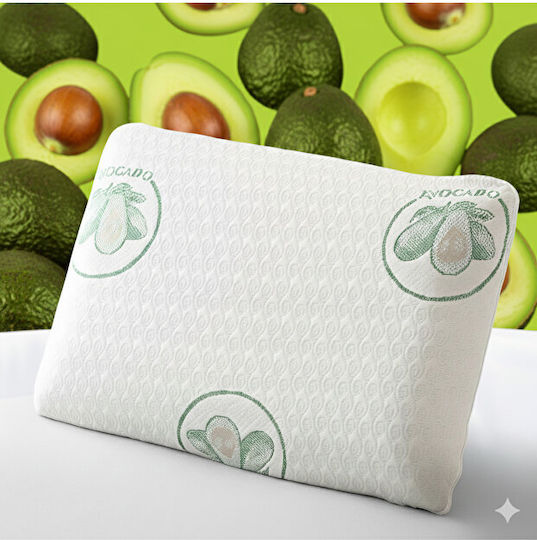 Stewehome Einzeln Orthopädisches Kopfkissen Avocado Visco Mit Nackenstütze Grün 50x70cm Stewehome Einzeln Orthopädisches Kopfkissen Avocado Visco Mit Nackenstütze Grün 50x70cm
