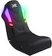 X-Rocker Shadow 2.0 Junior Καρέκλα Gaming Δερματίνης με RGB Φωτισμό Μαύρη