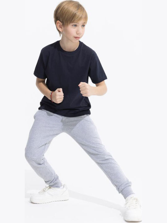 Kinder Trainingsanzüge Grau Melange