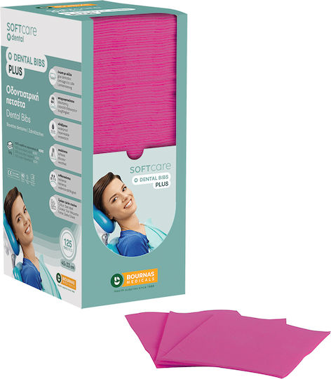 Dental Towel Soft Care Plus Dispenser Fuchsia 500 Pieces