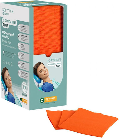 Prosoapă Dentară Soft Care Plus Dispenser Portocalie 500 Bucăți