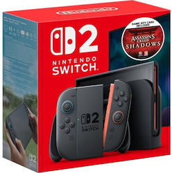 Nintendo Switch 2 256GB & Assassin’s Creed Shadows Game-Key Card