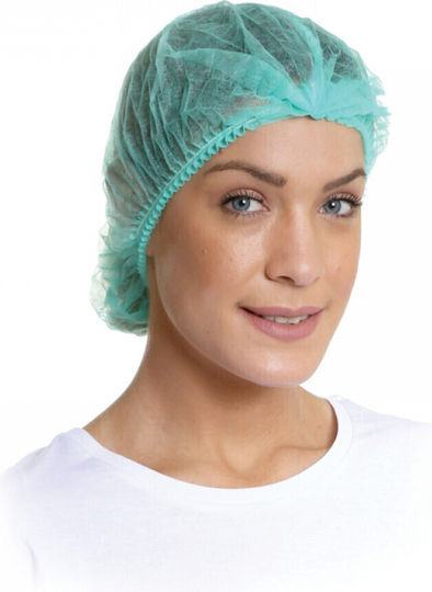 Easy Bonnet Unisex Chirurgische Kappe Grün 100 Stück