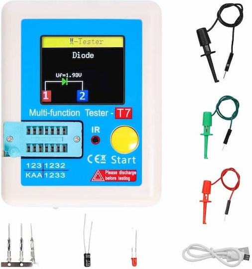 Multifunktionaler Tft Transistortester Kondensator- und Transistortester XDA089