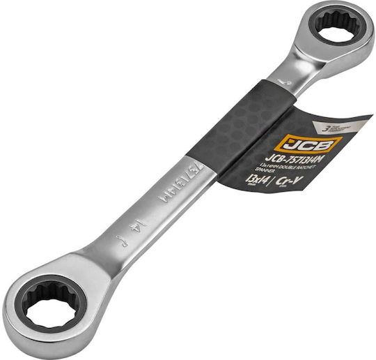 JCB Doppelter Polygon Schraubenschlüssel mit Ratsche Mechanismus