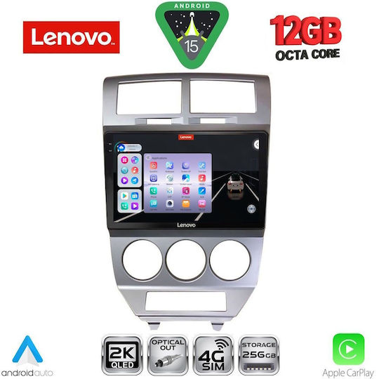 Lenovo Car Audio System for BMW X1 / X3 / X4 Dodge Caliber 2006-2012 Bluetooth USB WiFi GPS Apple CarPlay Android Auto with 10" Touch Screen