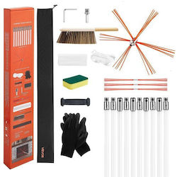 Vivatechnix Nylon Chimney Cleaning Brush with Diameter 12mm