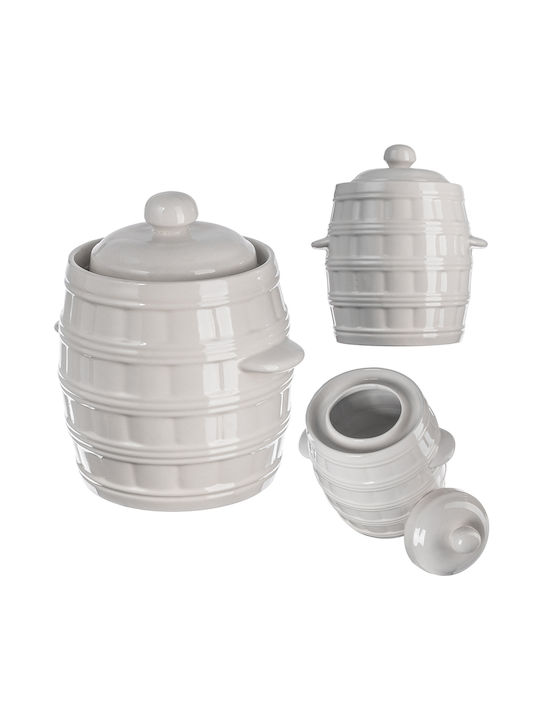 Kadax Vază Utilizare Generală Cu Capac Ceramică Maro 5000ml 1 Bucată