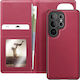 Mayaxess 2-in-1 Wallet Case Galaxy S26 Ultra Detachable Shell Red