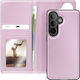 Mayaxess 2-in-1 Brieftasche Hülle Galaxy S26 Abnehmbarer Shell Rose Gold