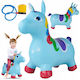 MalPlay Hüpfer Einhorn Blaue 59cm