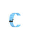 Silicone Wearable Strap Light Blue Universal Silicone Watch Strap