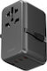 Energea Charger with USB-A Port and 3 USB-C Ports and USB-C Cable 85W Power Delivery Black
