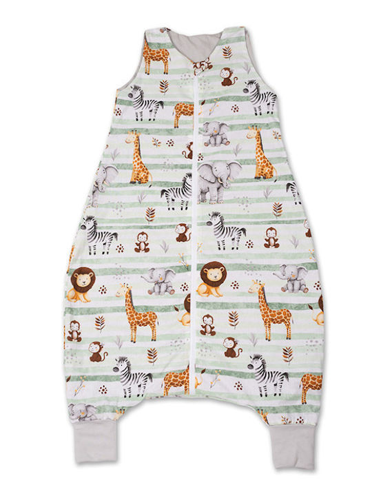 Kidizi Sommer Baby Schlafsack mit Beinen 0.5 Tog Safari Grün