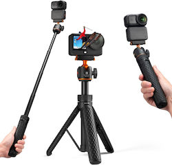 K&F Concept Ms54 Mini Erweiterbares Actionkameras Stativ Magnetischer Quick Release DJI Osmo Action 6 Osmo Nano