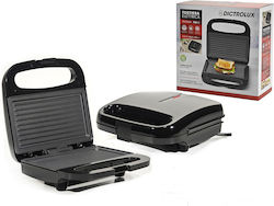 DictroLux 06512976 750W για 2 Τοστ Μαύρη DictroLux 06512976 750W για 2 Τοστ Μαύρη