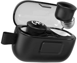 Speck Gemtones Play In-ear Casti Bluetooth Handsfree cu Rezistență la Transpirație și Husă de Încărcare Back in Black