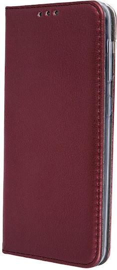 Smart Burgundy Silicone Book Case Oppo Reno15 F