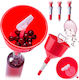 Wine Bottle Funnel Lock Filter Screen Self-regulating Diameter 130