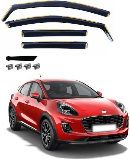 Комплект Автомобилни Ветробрани Отпред И Отзад За Ford Puma 2020+ 4 Бройки