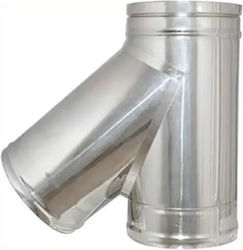 Branch 135° Stainless Steel Single Wall Chimney Pipe Inox Diameter 130