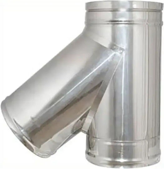 Sucursala 135° Inox Cu Perete Simplu Φ180