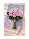 Bouquet Noblesse Lilac Roses 0x0x37cm Monochromatic Evergreens