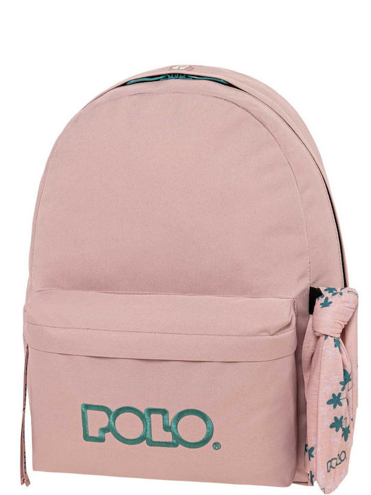 Polo Original Scarf Σχολική Τσάντα Πλάτης Ροζ μ...