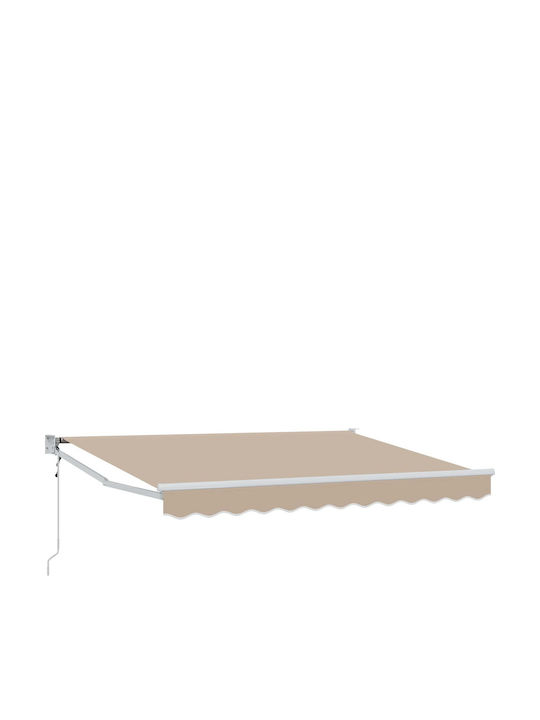 vidaXL Τέντα Βεράντας Μπεζ 3.5x2m