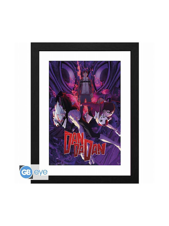 Dan Da Dan Wooden Framed Print Key Art "claimed Soul" 30x40 Gbydcoa024