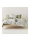 Kentia Shizen Cotton Satin Duvet Cover Set 220x240cm Double with 2 Pillowcases Kentia