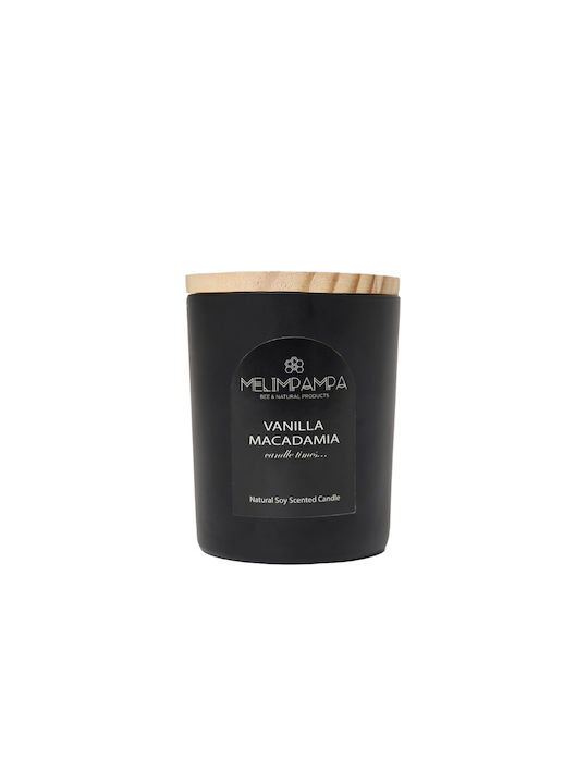 MeliMpampa Αρωματικό Κερί Σόγιας σε Βάζο Καφέ 205gr
