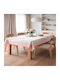 Saint Clair Τραπεζομάντηλο Pink 145x145εκ.