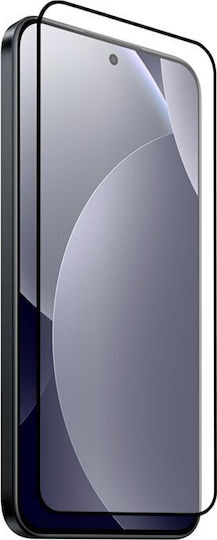 Crong 2.5D 0.33mm Пълно Лепило Закалено Стъкло За Цялото Лице Черен (Redmi Note 15 / Poco M8)