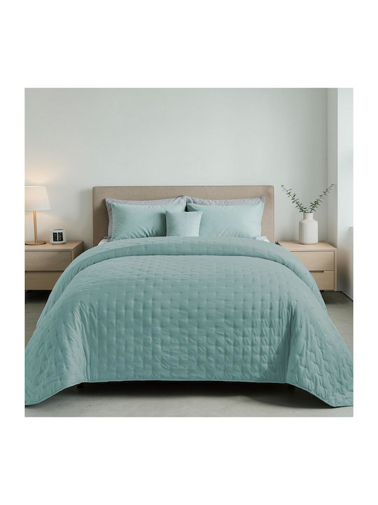 Linea Home Selene Κουβερλί Υπέρδιπλο Πετρολ 220x240cm