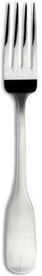 Comas Set Of Silver Inox Fruit Dessert Forks 6 Pieces