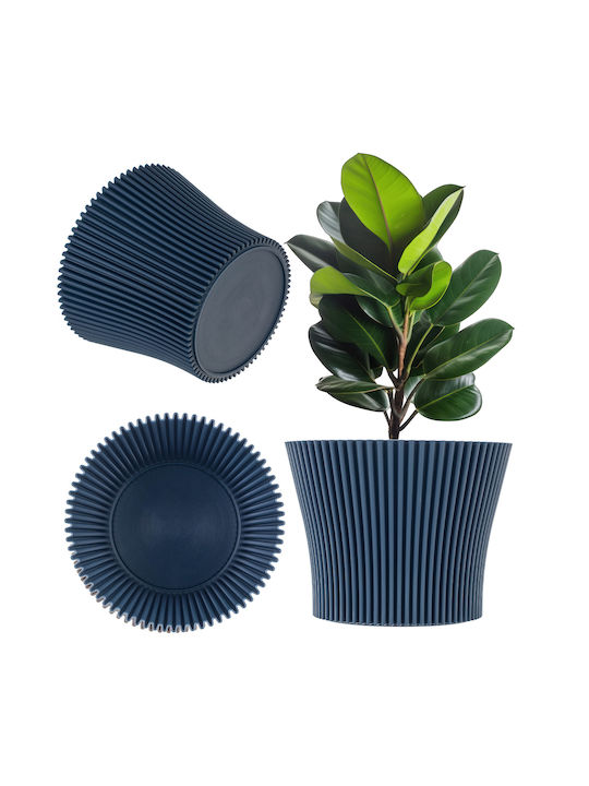 Kadax Γλάστρα Πλαστική Navy Blue Kadax Γλάστρα Πλαστική Navy Blue