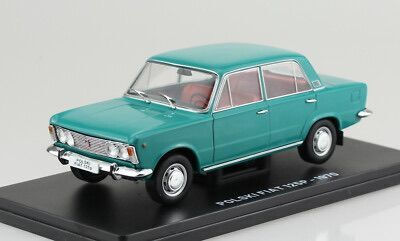 Model Static 1:24 Fiat 125p Polonez 1970 Verde Metalică