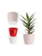 Kadax Kadax Kunststoff Blumentopf Rot 21x21cm
