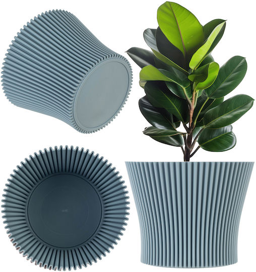 Kadax Ghiveci De Flori Din Plastic Verde 19 Cm