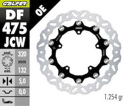 Floating Wavy Brake Disc Floatech Yamaha Fz1 1000n Df475jcw Galfer Df475jcw