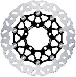 Schwimmende Wellenförmige Motorrad Bremsscheibe Floatech Kawasaki En 650 Df184jcw