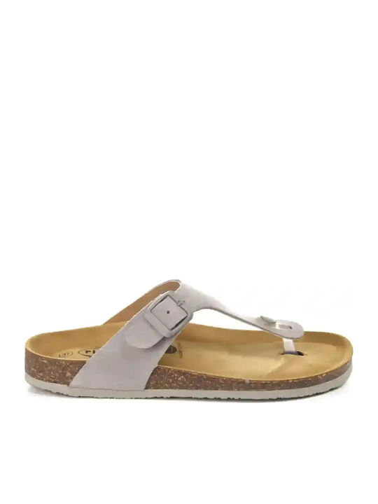 Plakton Afelpado Leder Flache Sandalen für Dame...
