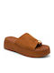 Women's Flat Sandals Flatforms Brown
