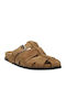 Women's Flat Sandals Tabac Brown