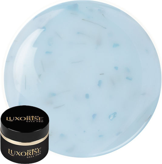 Gel Uv Unghii Construcție Revoflex Silk Petal Luxorise 15ml Aqua Sprinkle