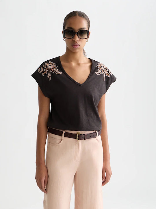 Women's Black T-shirt
